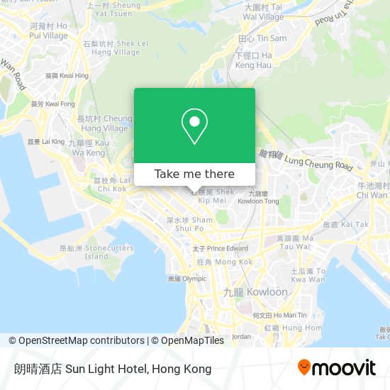 朗晴酒店 Sun Light Hotel map