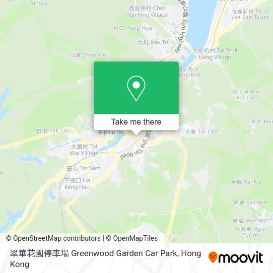 翠華花園停車場 Greenwood Garden Car Park map
