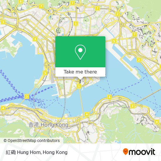 紅磡 Hung Hom map