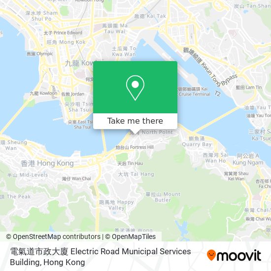 電氣道市政大廈 Electric Road Municipal Services Building地圖