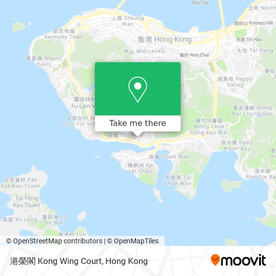 港榮閣 Kong Wing Court map