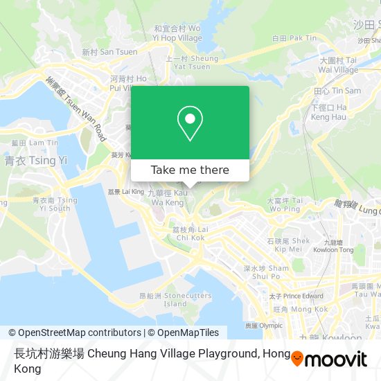 長坑村游樂場 Cheung Hang Village Playground地圖
