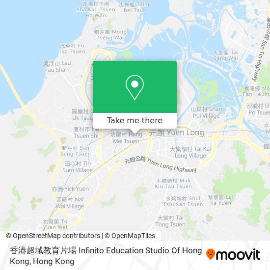 香港超域教育片場 Infinito Education Studio Of Hong Kong地圖