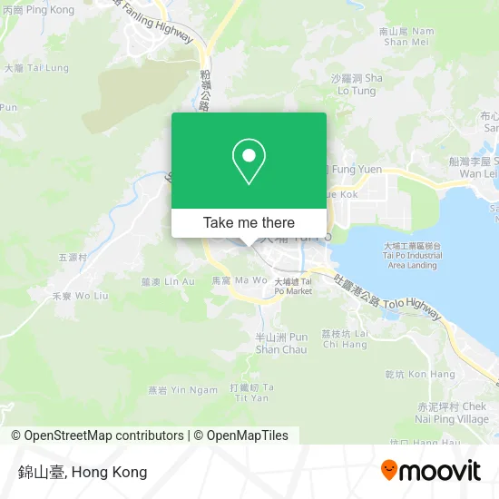 錦山臺 map