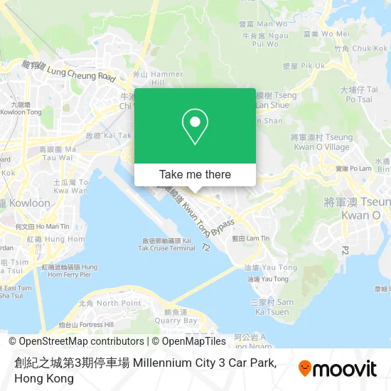 創紀之城第3期停車場 Millennium City 3 Car Park地圖