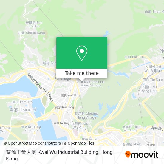 葵滙工業大廈 Kwai Wu Industrial Building map