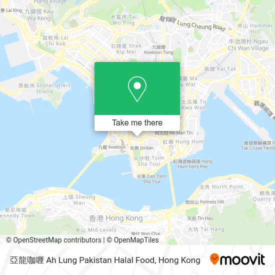 亞龍咖喱 Ah Lung Pakistan Halal Food map