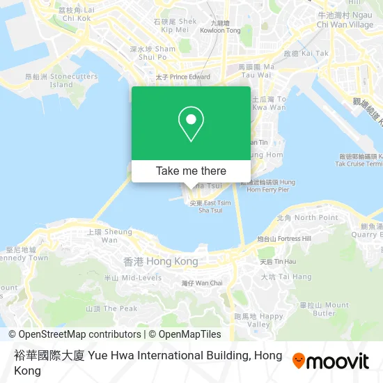 裕華國際大廈 Yue Hwa International Building map