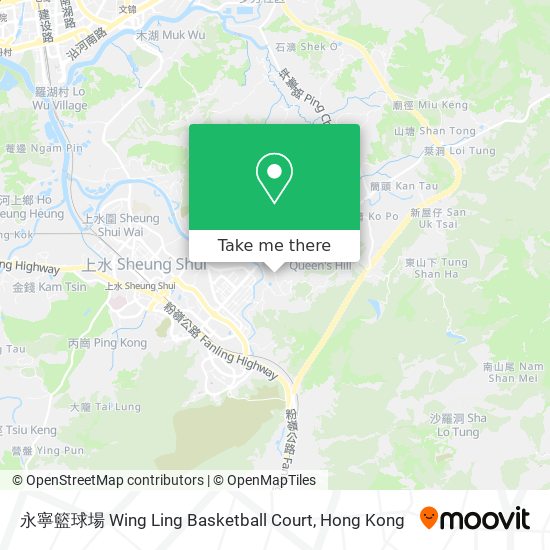 永寧籃球場 Wing Ling Basketball Court map