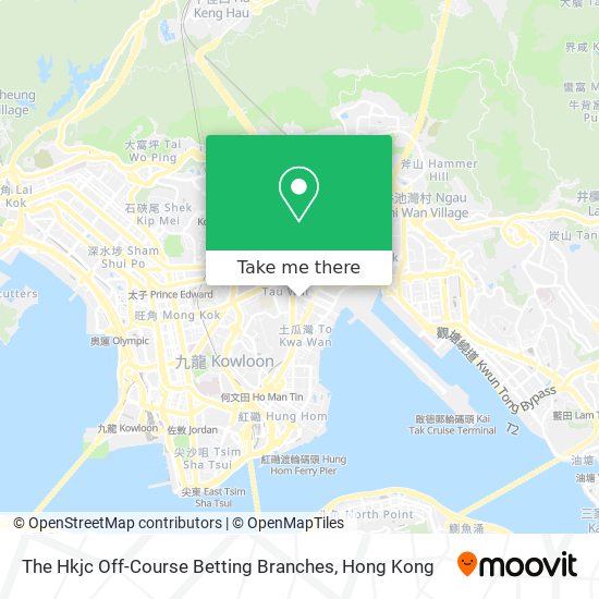 The Hkjc Off-Course Betting Branches map