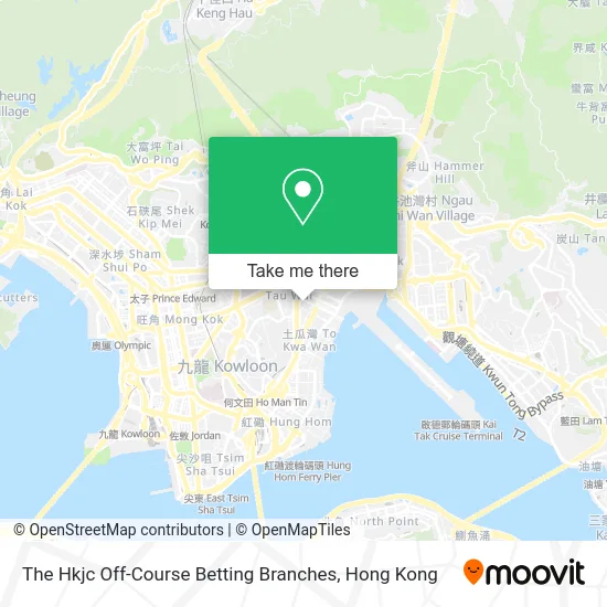 The Hkjc Off-Course Betting Branches map