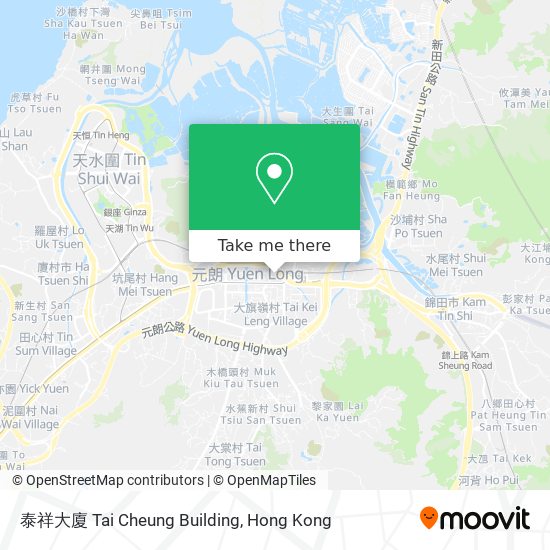 泰祥大廈 Tai Cheung Building地圖