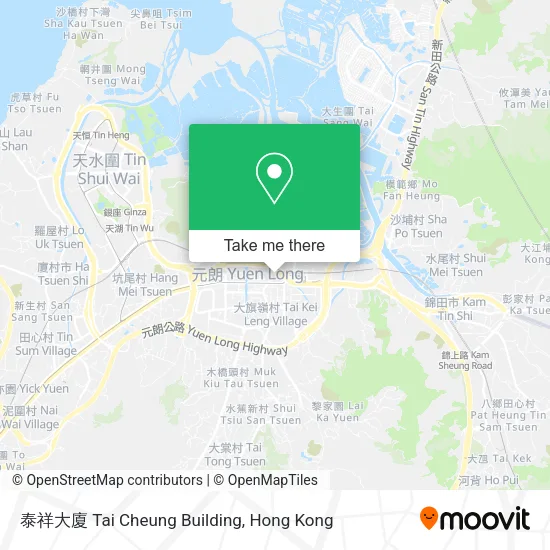 泰祥大廈 Tai Cheung Building地圖