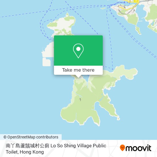 南丫島蘆鬚城村公廁 Lo So Shing Village Public Toilet map