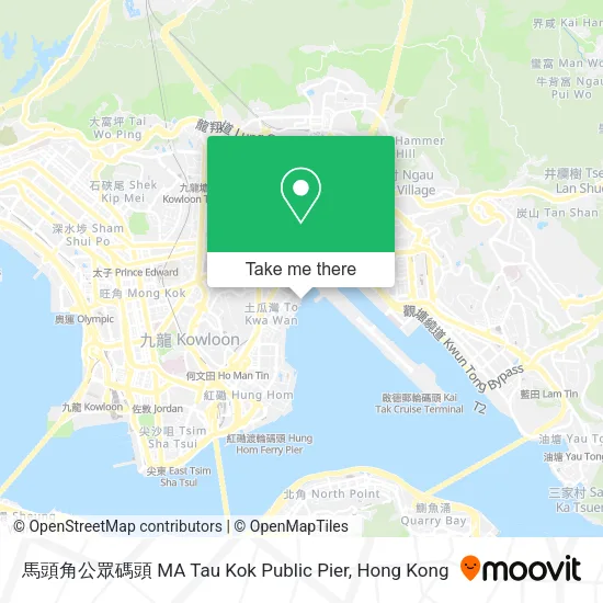 馬頭角公眾碼頭 MA Tau Kok Public Pier map
