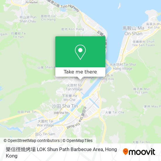 樂信徑燒烤場 LOK Shun Path Barbecue Area map