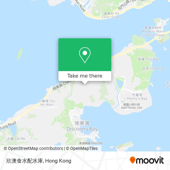 欣澳食水配水庫 map