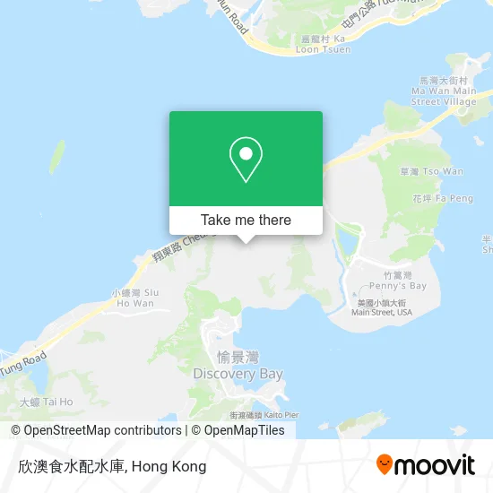 欣澳食水配水庫 map