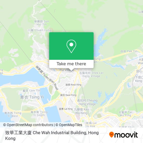 致華工業大廈 Che Wah Industrial Building map