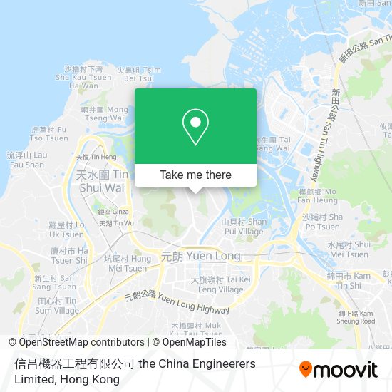 信昌機器工程有限公司 the China Engineerers Limited地圖