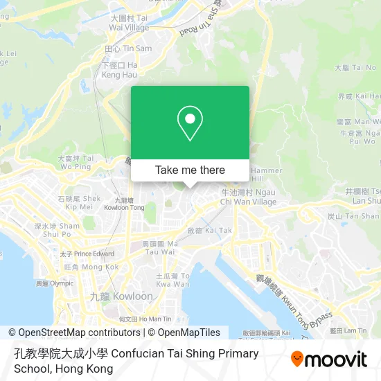孔教學院大成小學 Confucian Tai Shing Primary School地圖