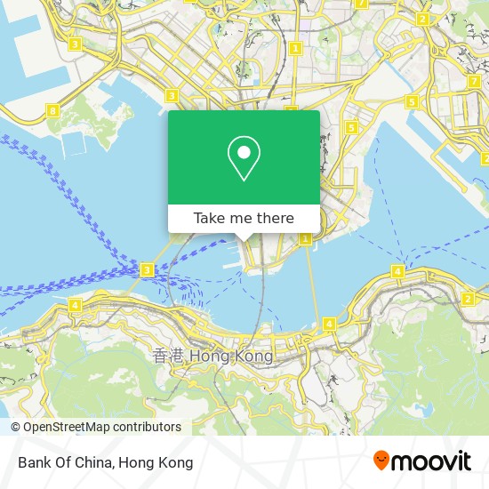 Bank Of China map