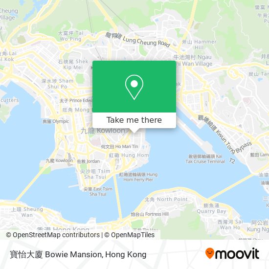 寶怡大廈 Bowie Mansion map