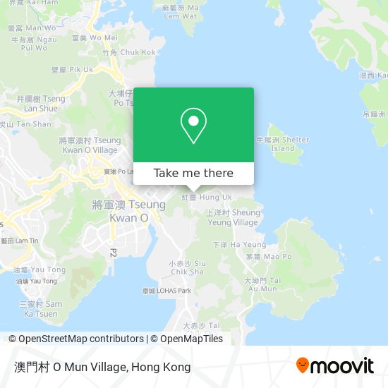 澳門村 O Mun Village map