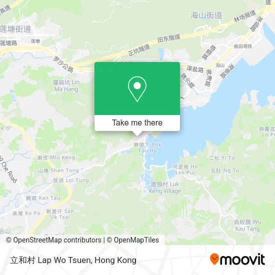立和村 Lap Wo Tsuen map