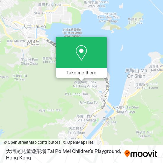 大埔尾兒童遊樂場 Tai Po Mei Children's Playground map