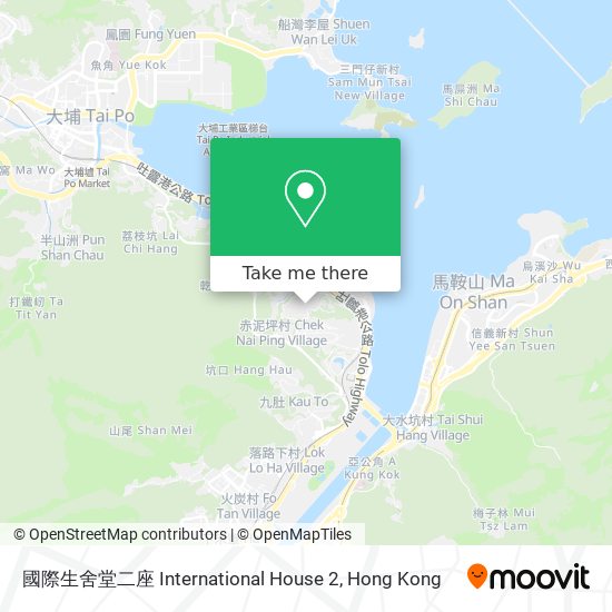 國際生舍堂二座 International House 2 map