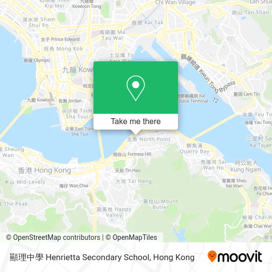 顯理中學 Henrietta Secondary School map