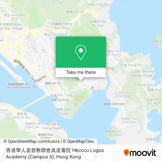 香港華人基督教聯會真道書院 Hkcccu Logos Academy (Campus II) map
