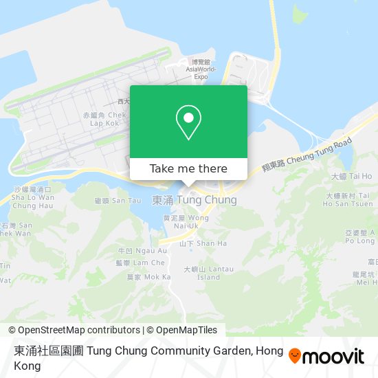 東涌社區園圃 Tung Chung Community Garden map