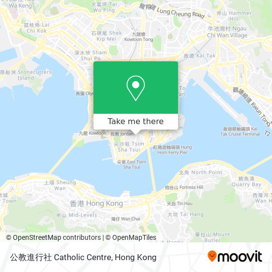 公教進行社 Catholic Centre map