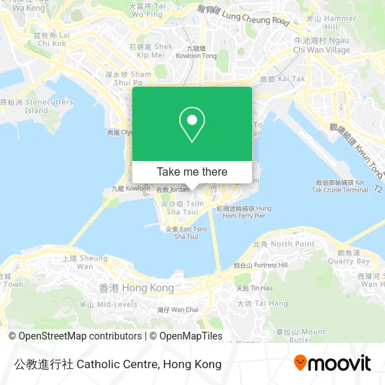 公教進行社 Catholic Centre map