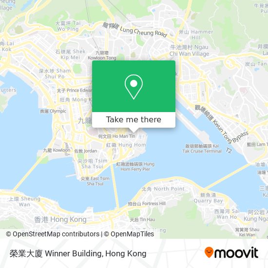 榮業大廈 Winner Building map