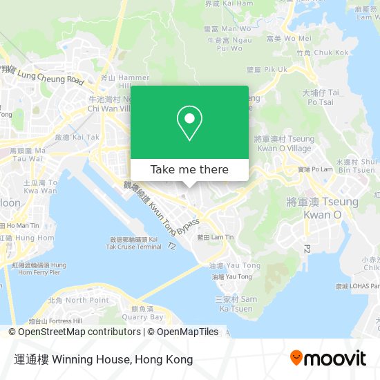運通樓 Winning House map