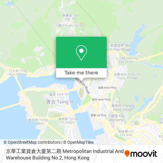 京華工業貨倉大廈第二期 Metropolitan Industrial And Warehouse Building No.2地圖