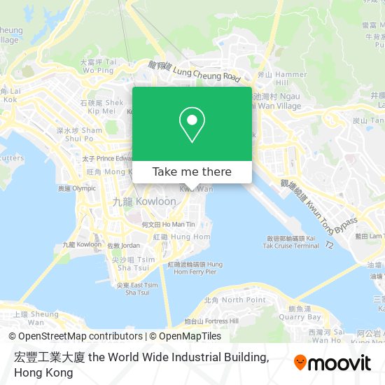 宏豐工業大廈 the World Wide Industrial Building map