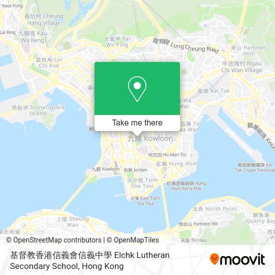基督教香港信義會信義中學 Elchk Lutheran Secondary School地圖