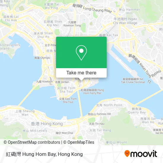 紅磡灣 Hung Hom Bay map