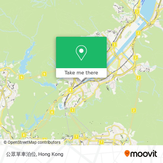 公眾單車泊位 map