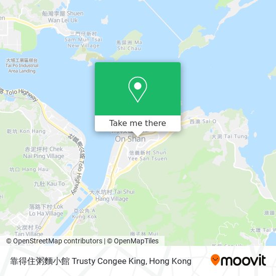 靠得住粥麵小館 Trusty Congee King map