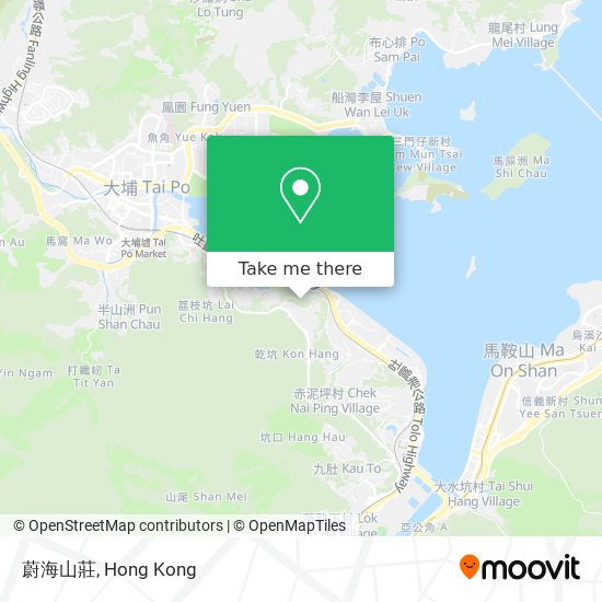 蔚海山莊地圖