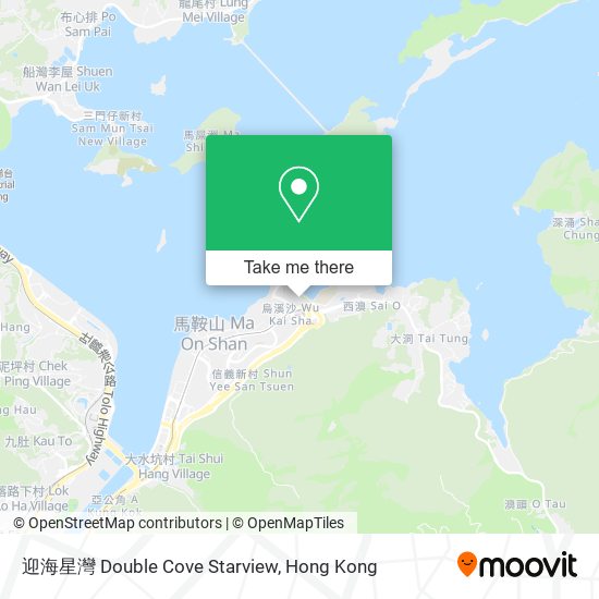 迎海星灣 Double Cove Starview map