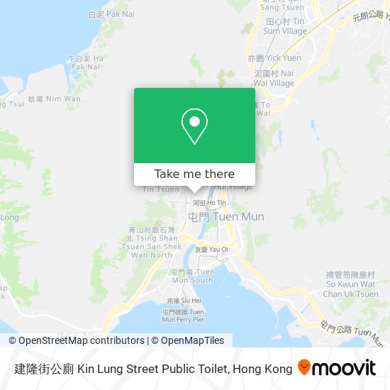 建隆街公廁 Kin Lung Street Public Toilet地圖