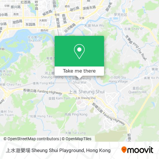上水遊樂場 Sheung Shui Playground map