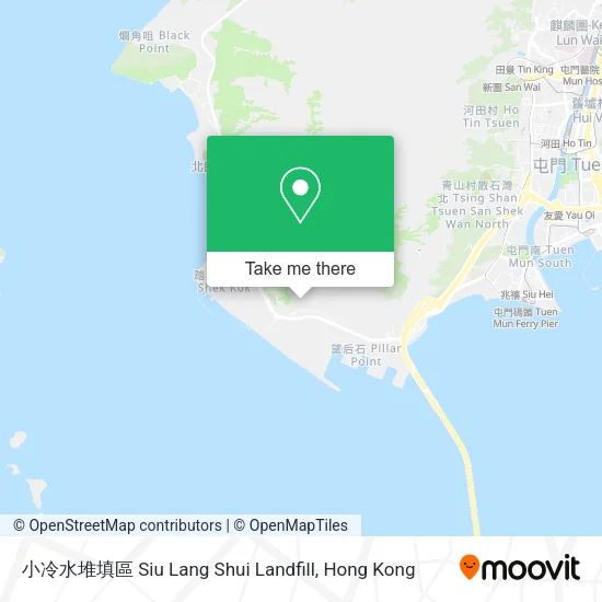 小冷水堆填區 Siu Lang Shui Landfill map