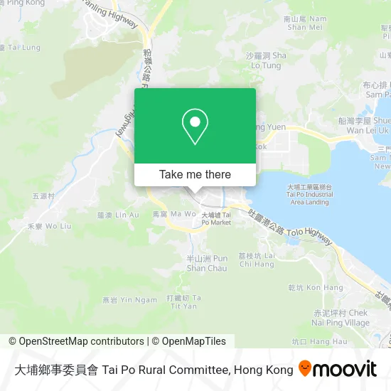 大埔鄉事委員會 Tai Po Rural Committee地圖